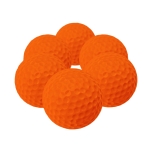 Minigolfi pallid, oranž, 6-pakk